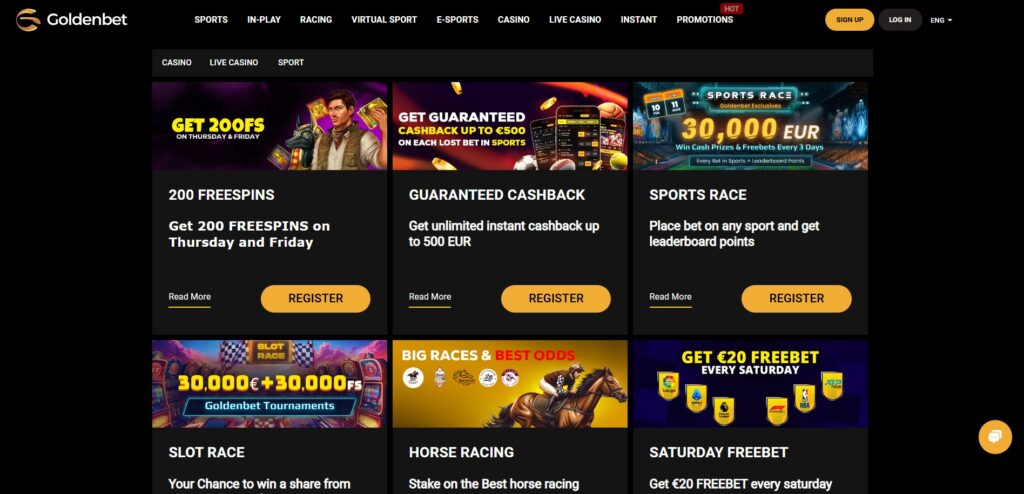 Explore GoldenBet Casino promotions