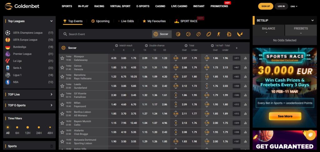 Explore GoldenBet Casino sportsbook