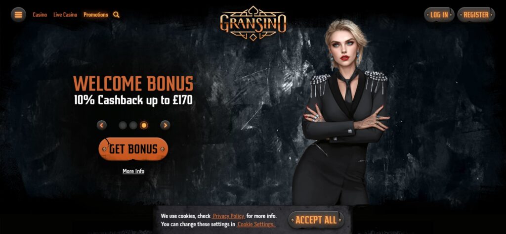 Discover Gransino Casino promotion page