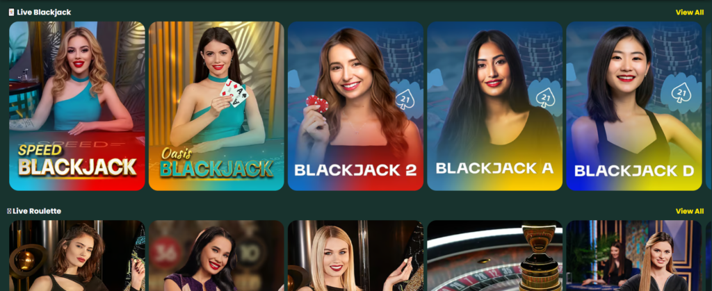 Explore TheHighRoller Casino live games