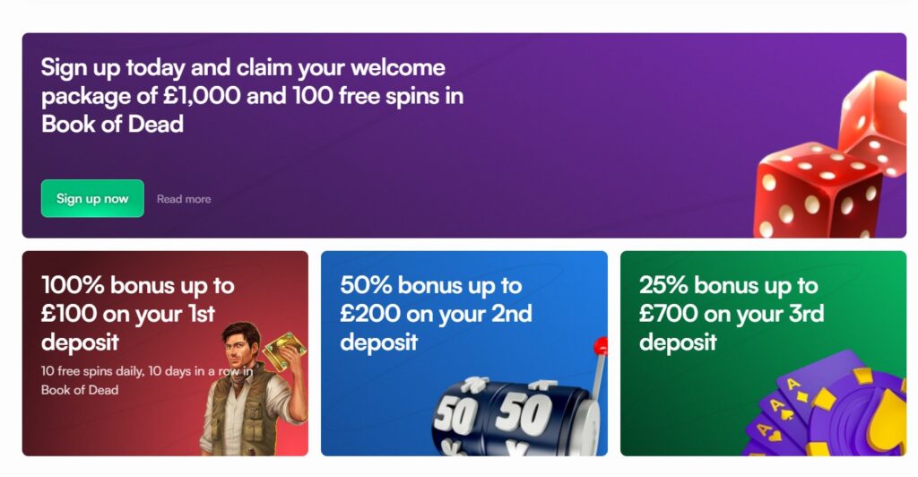 Explore Instaspin Casino promotion page