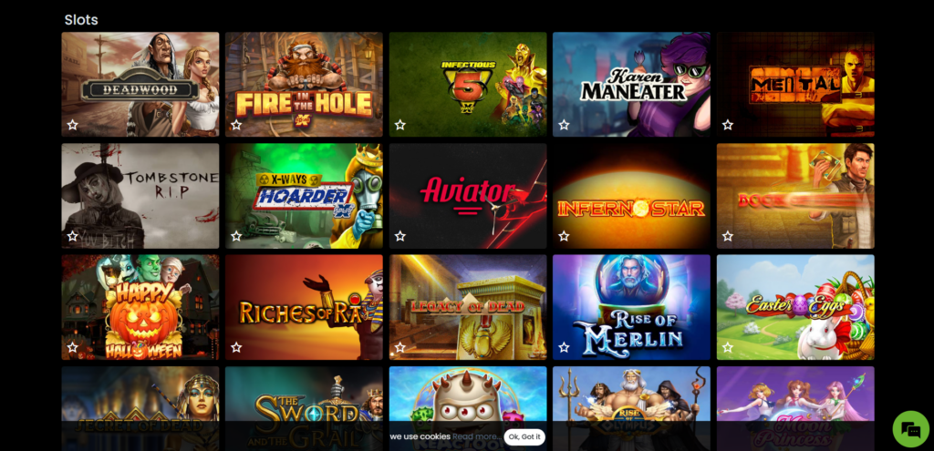 Discover Magic Win Casino slot page