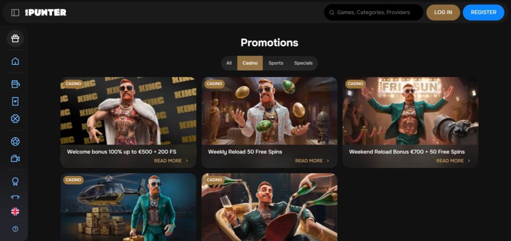 Explore MrPunter Casino promotions