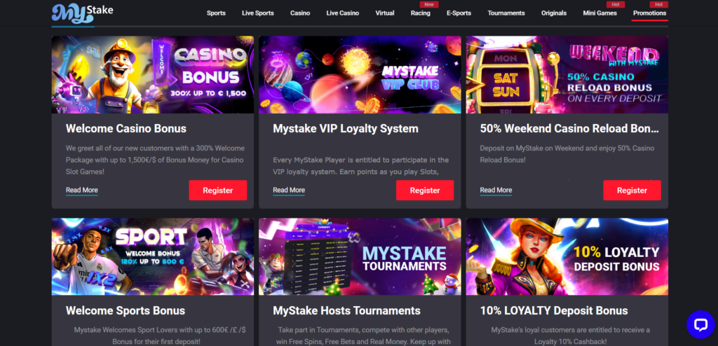Discover MyStake Casino promotions