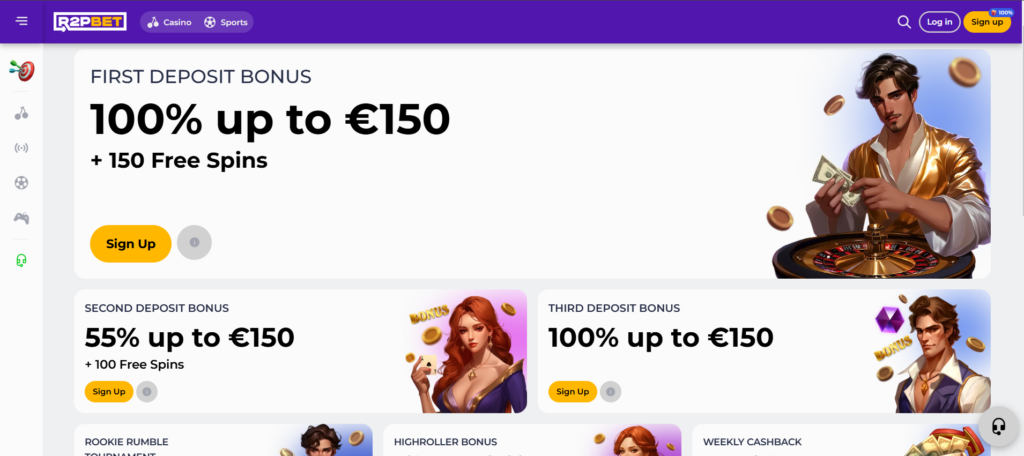 Learn about R2pbet Casino promotions