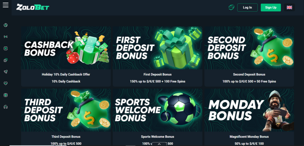 Explore Zolobet Casino promotions