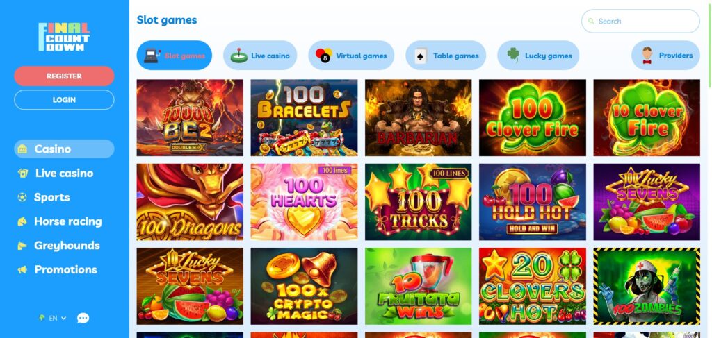 Learn about Final Countdown Casino slots