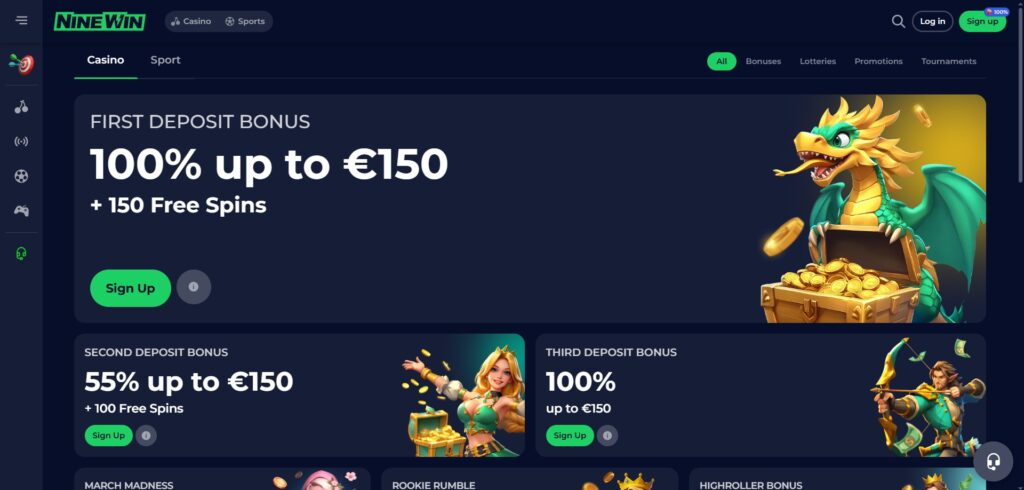 Explore NineWin Casino promotions