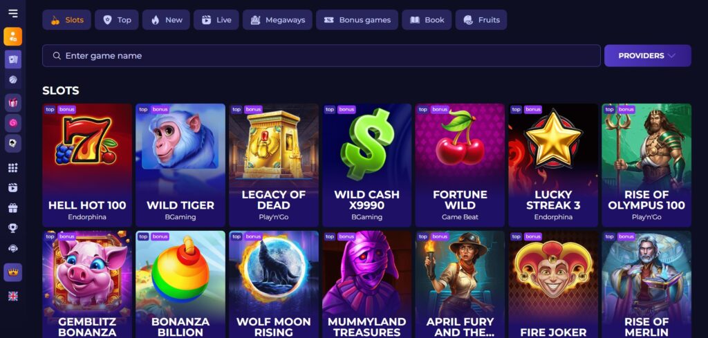 CorgiSlot Casino Games Page