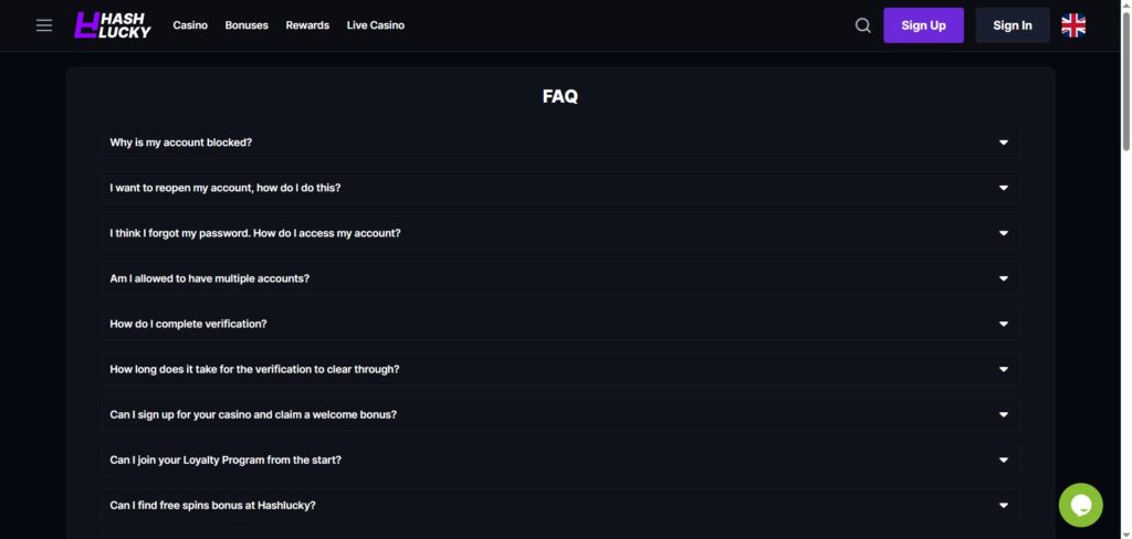 Hash Lucky FAQ Page