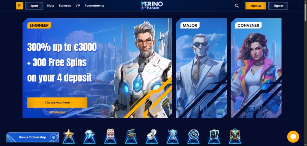 Check out Trino Casino homepage
