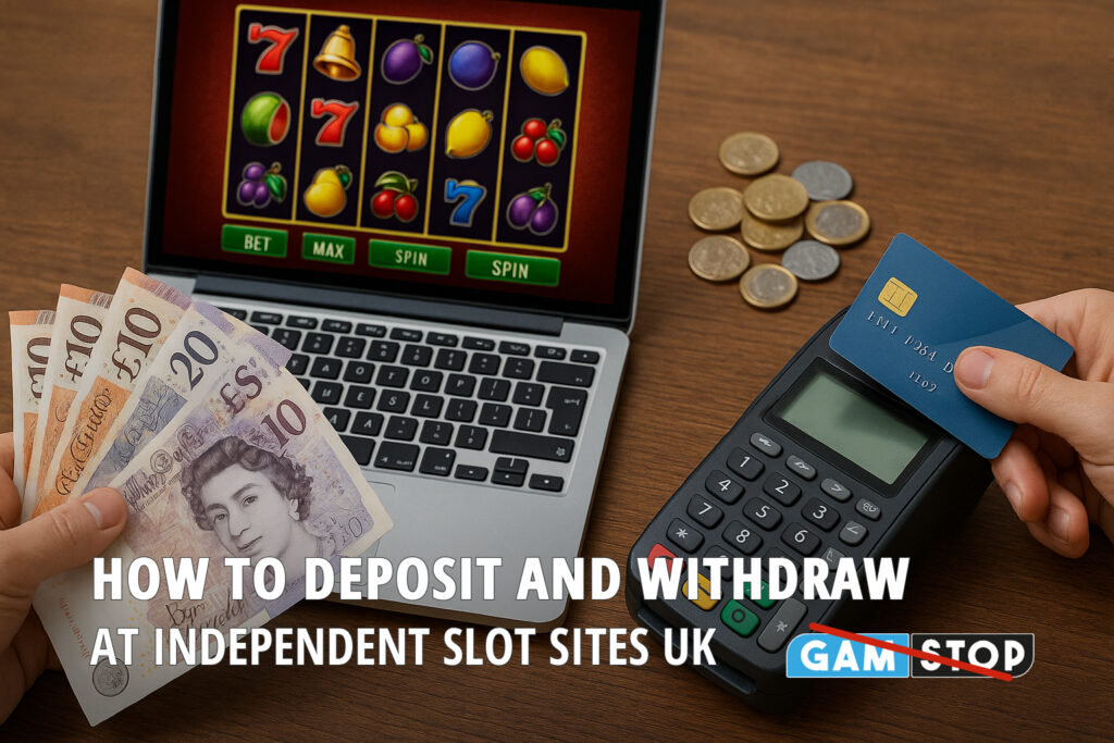 Discover how to deposit and withdraw at independent slot sites UK