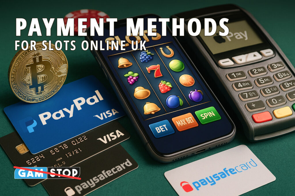 Discover payments methods for slots online UK