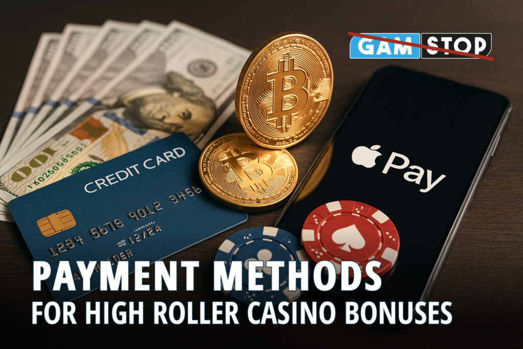 Explore payment methods for high roller casino bonuses