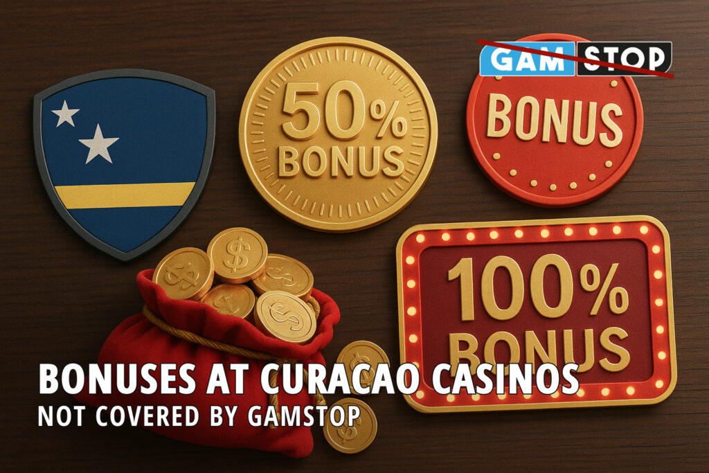 Discover bonuses at Curacao casinos not covered by GamStop