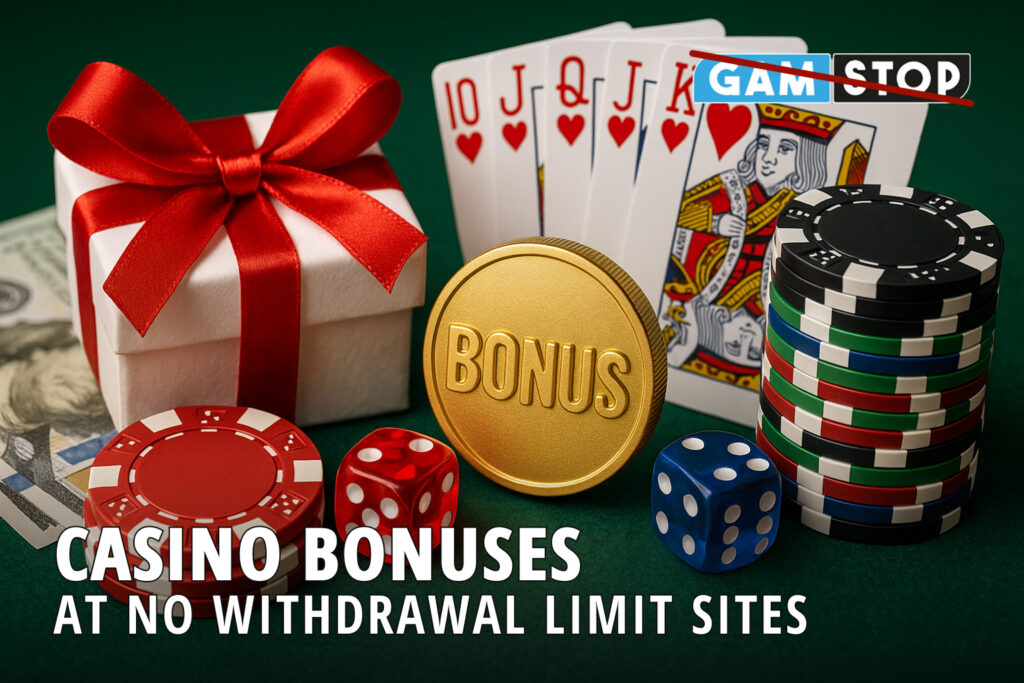 Explore casino bonuses at no withdrawal limit sites