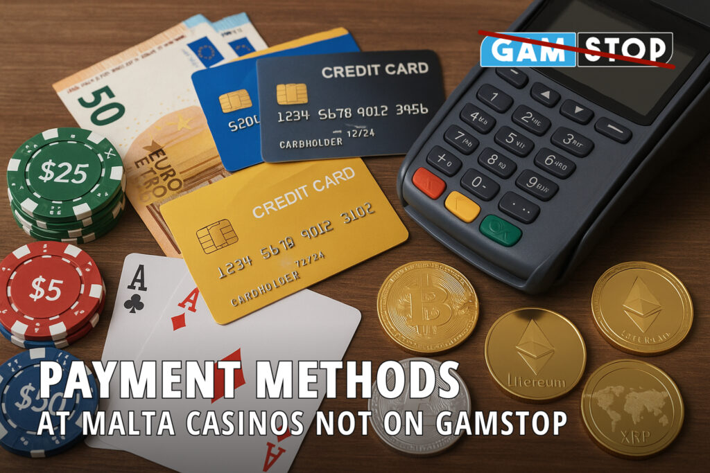 Learn about payment methods at Malta casinos not on GamStop