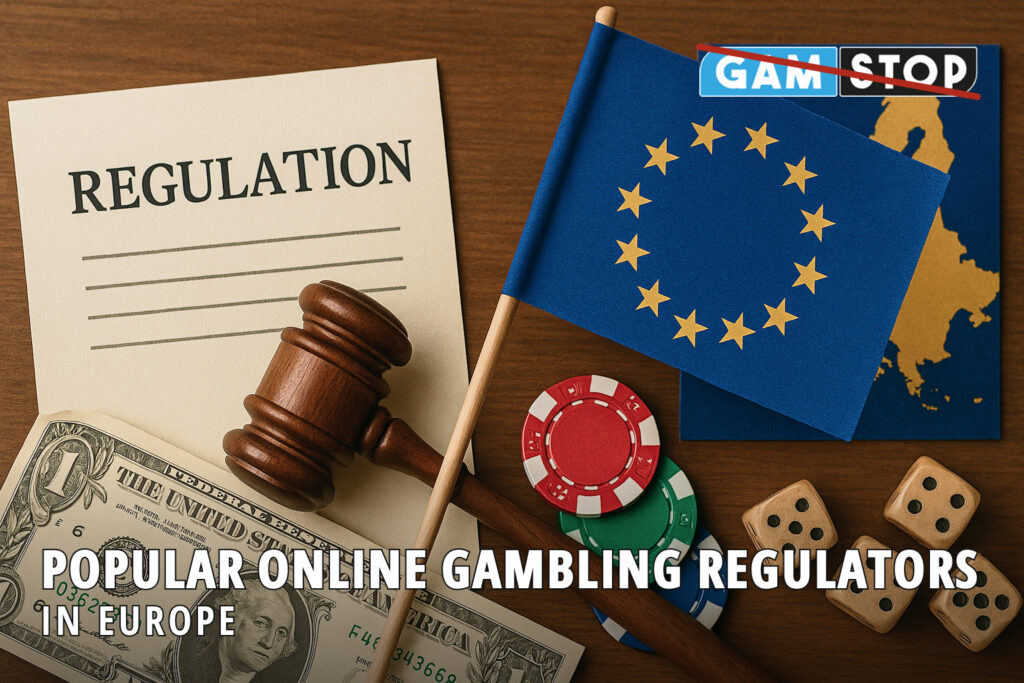 Discover popular online gambling regulators in Europe