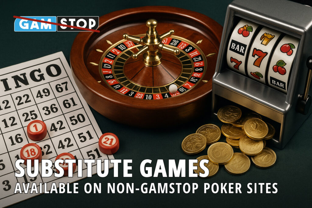 Learn about substitute games available on non GamStop poker sites
