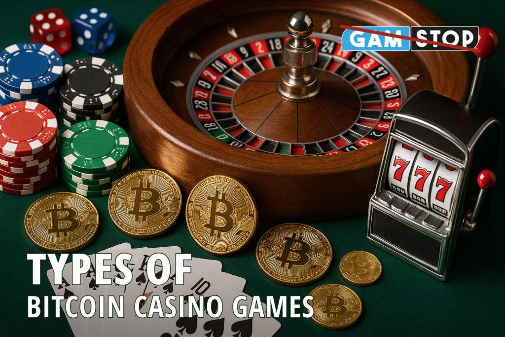Explore types of bitcoin casino games