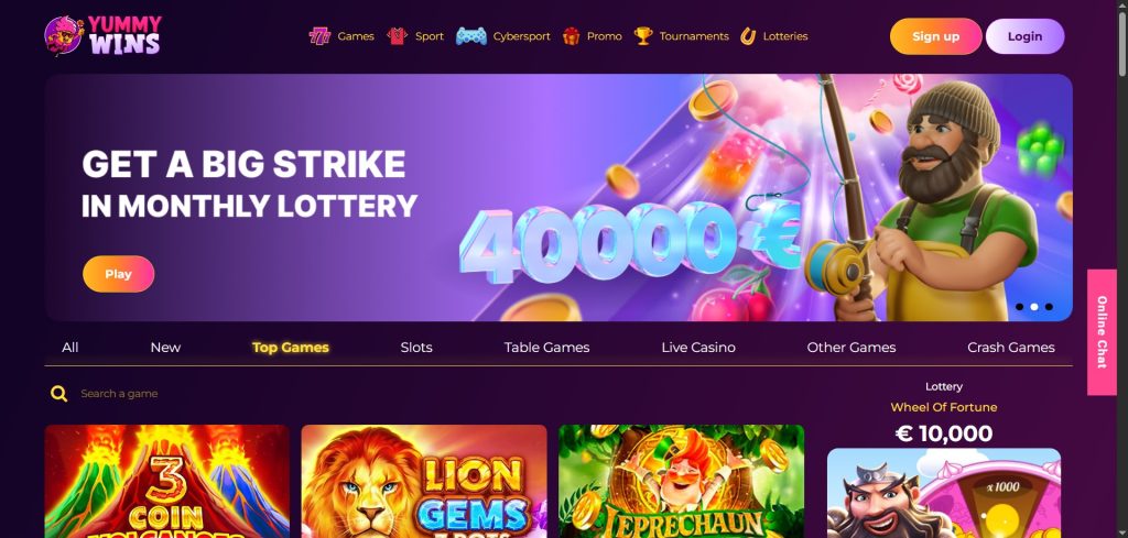 Explore Yummy Wins Casino