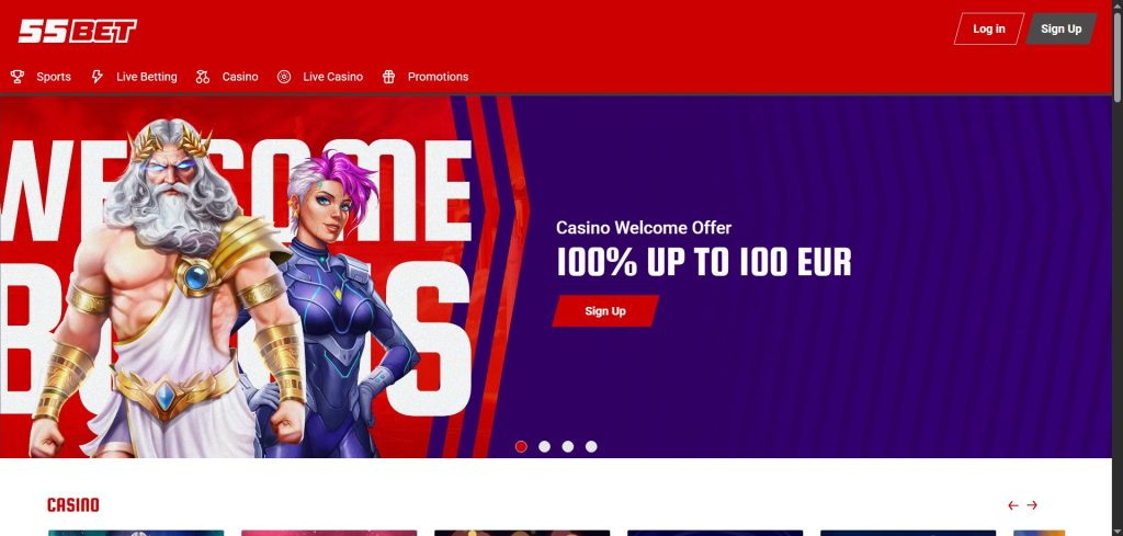 Learn about 55Bet Casino