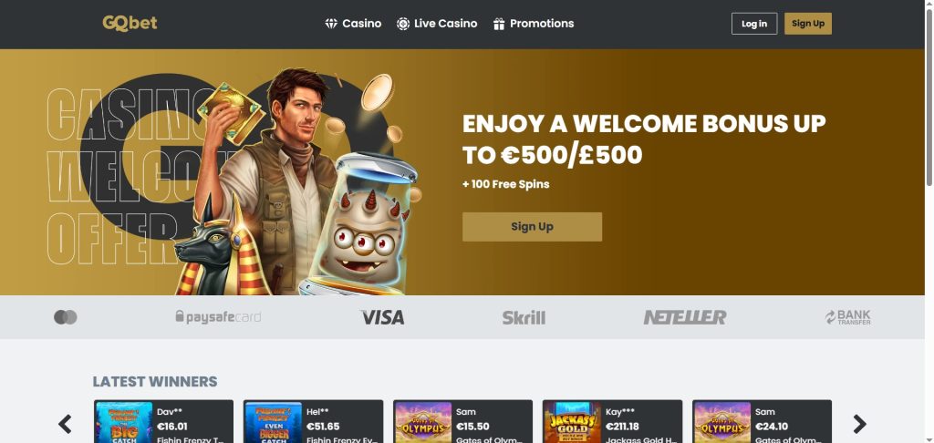 Explore GQbet Casino